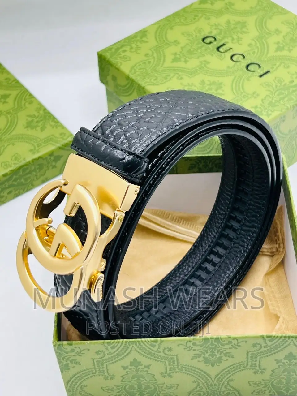 Original Gucci Leather Belt