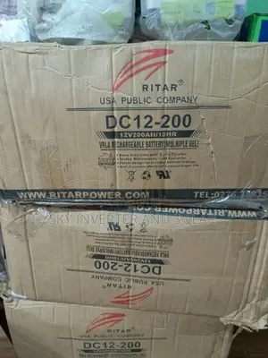 200ah Ritar SMF Battery