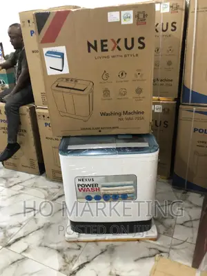 Nexus Semi Automatic Washing Machine Twin Tub 7.5kg