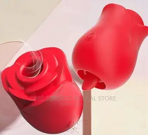 Two Ways Rose Toy for Nipple and Clitoris Sucker +Licker Toy
