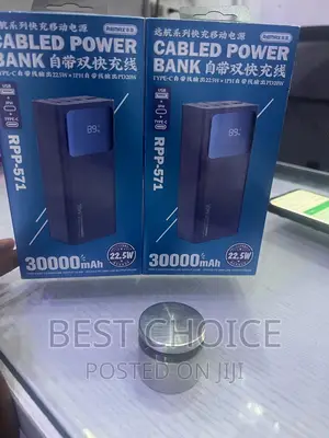 30,000mah Cabled Power Bank
