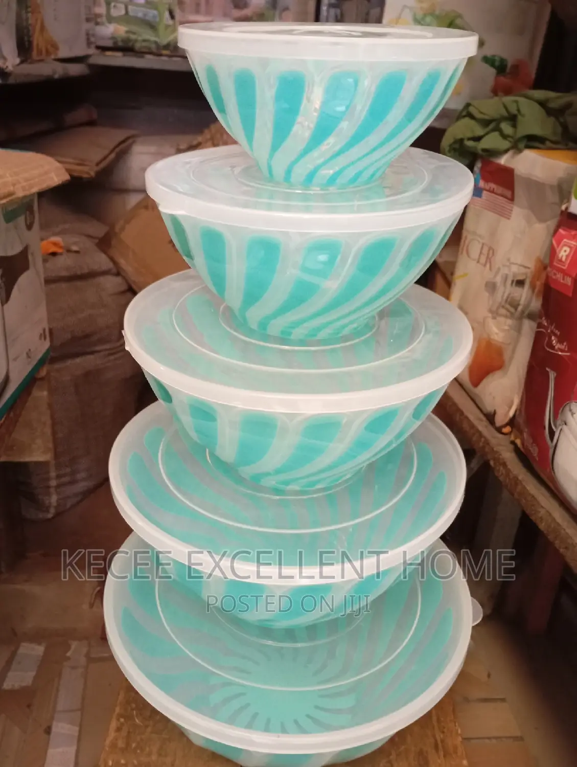 Bowl With Cover 5 Set