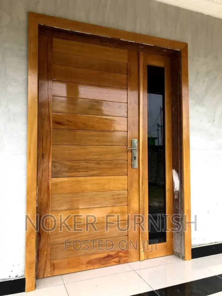 Double Security Wooden Doors