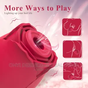 Rose Vibrator Nipple Sucking and Clitoris Stimulator
