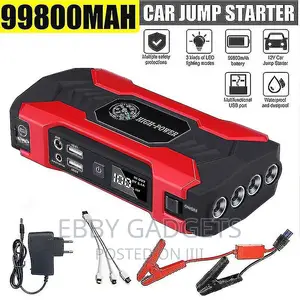 High Power Battery Jump Starter 99800mah, Car Jump Starter