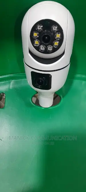 Bulb Wifi PTZ Double Lens Camera