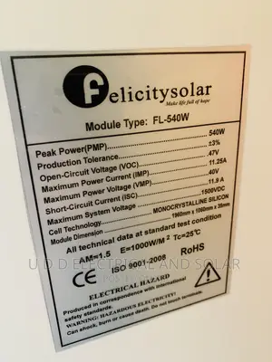 545watts Felicity Half Cut Solar Panel Crystallinemono