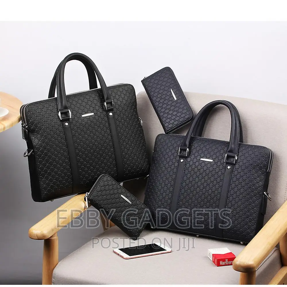 Men's Briefcase New Fashion Double Layer Laptop Bag