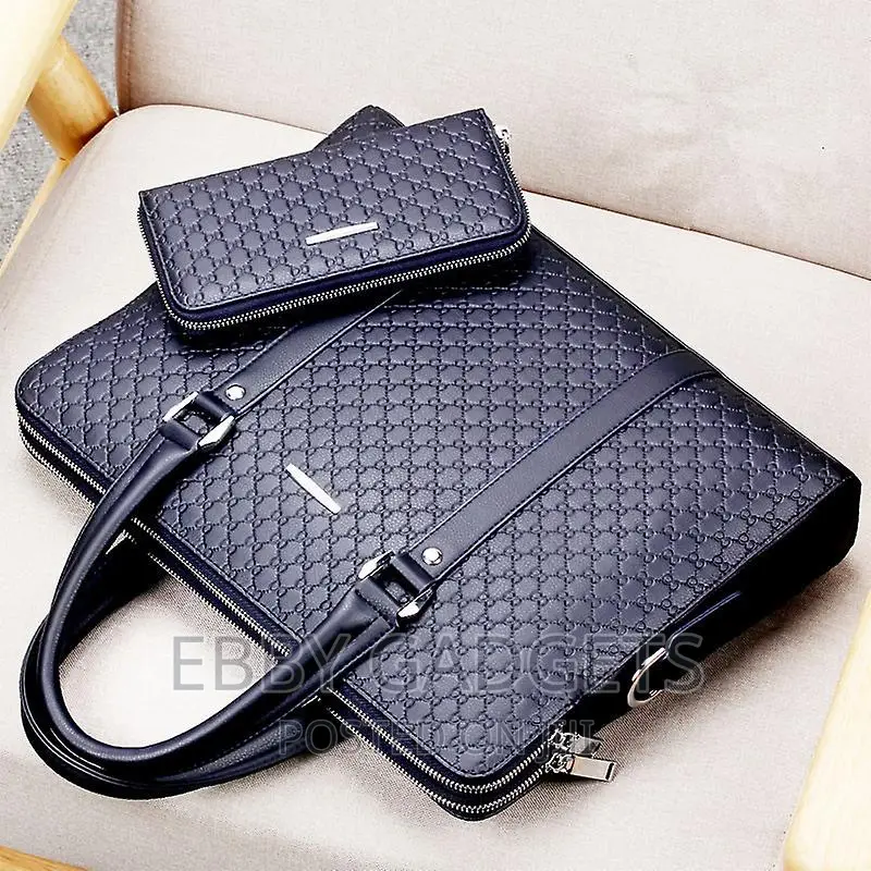 Men's Briefcase New Fashion Double Layer Laptop Bag