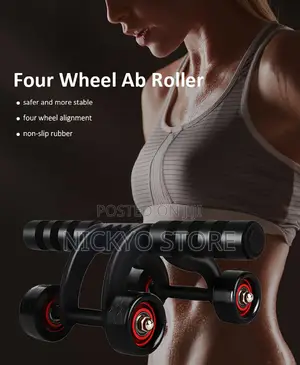 Ab Roller No Noise Abdominal Wheel Roller Stretcher