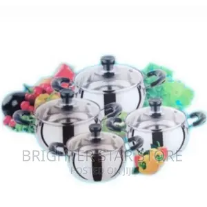 Sauce Pot Set 4 With Glass Cover