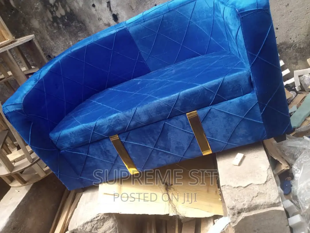 Luxury Fabric 2 Seaters Sofa Chair