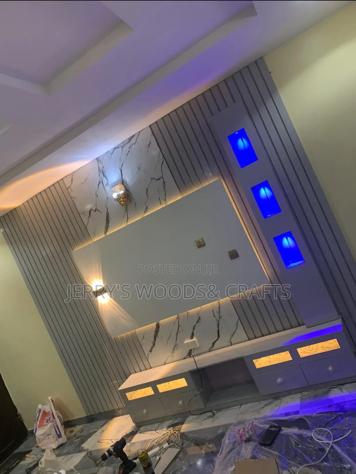 Wall Tv Console Stand