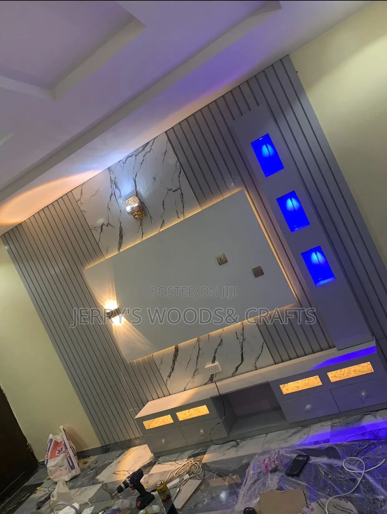 Wall Tv Console Stand