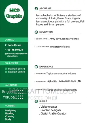 Computing IT CV