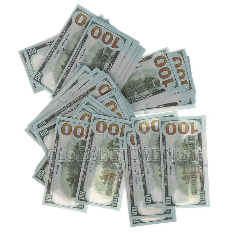 100 PCS Dollar Bill Props
