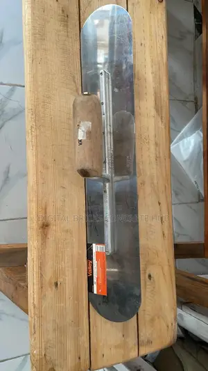 24” Concrete Trowel With Brown Handle for Stamp Concrete Finish