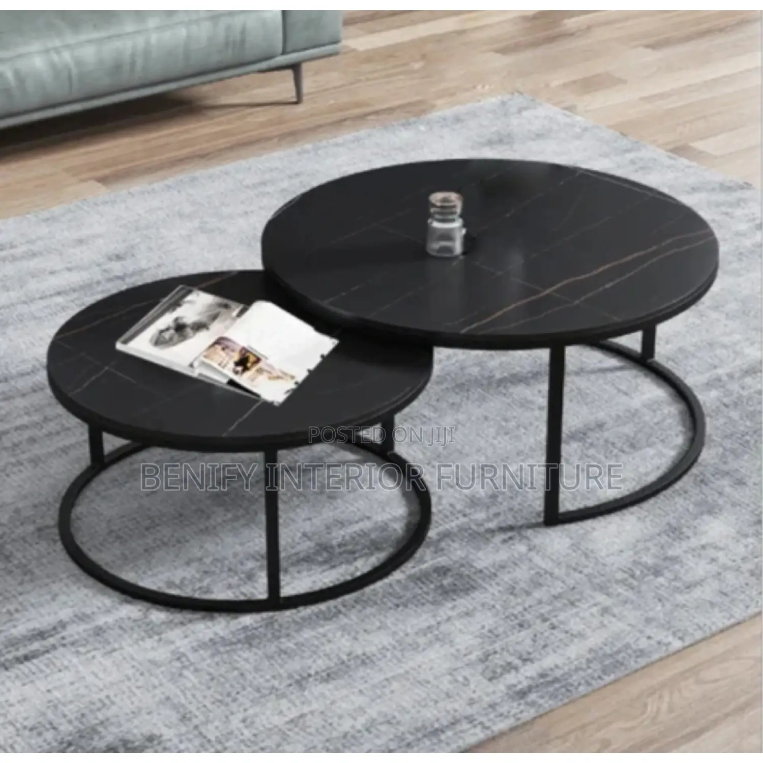 Black Marble Center Table