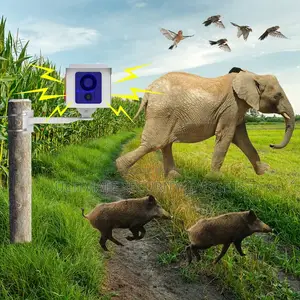 Solar Powered Motion Repeller Alarm With Remote Control