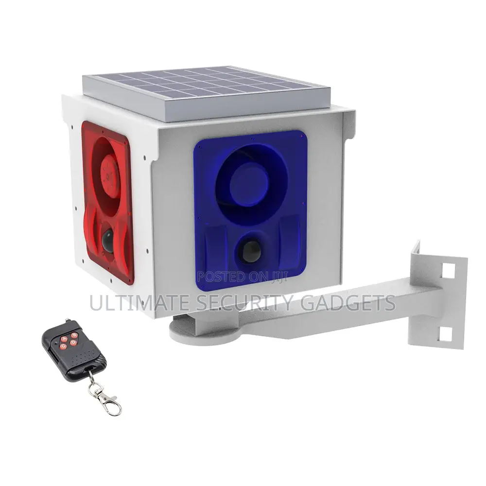 Solar Powered Motion Repeller Alarm With Remote Control