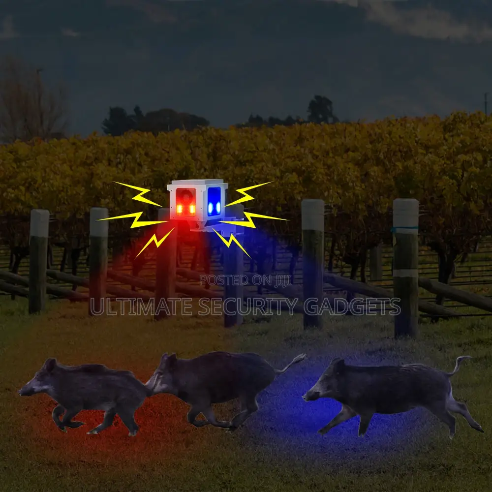 Solar Powered Motion Repeller Alarm With Remote Control