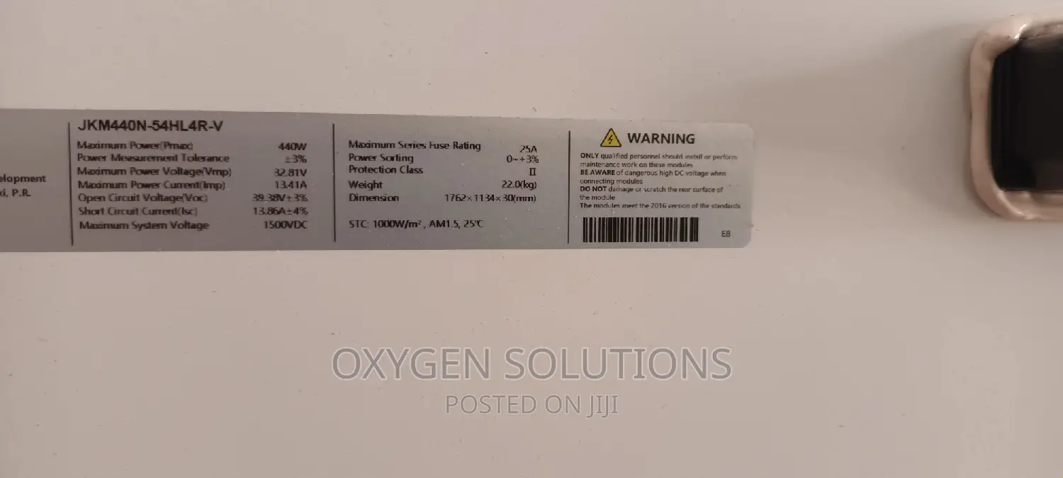 440wax Jinko Solar Panel