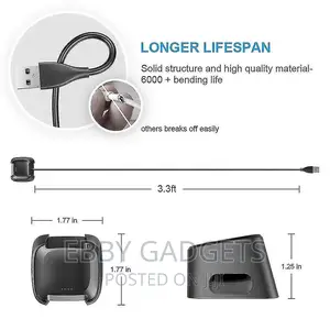 Replacement Charging Cable for Fitbit Versa 2