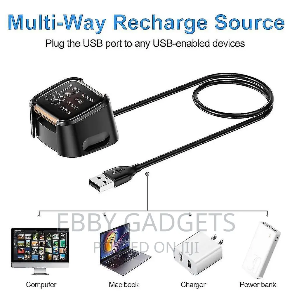 Replacement Charging Cable for Fitbit Versa 2