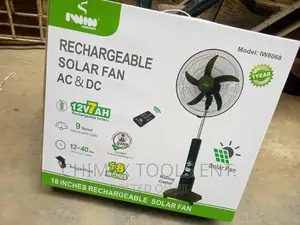 Rechargeable Solar Fan Ac Dc