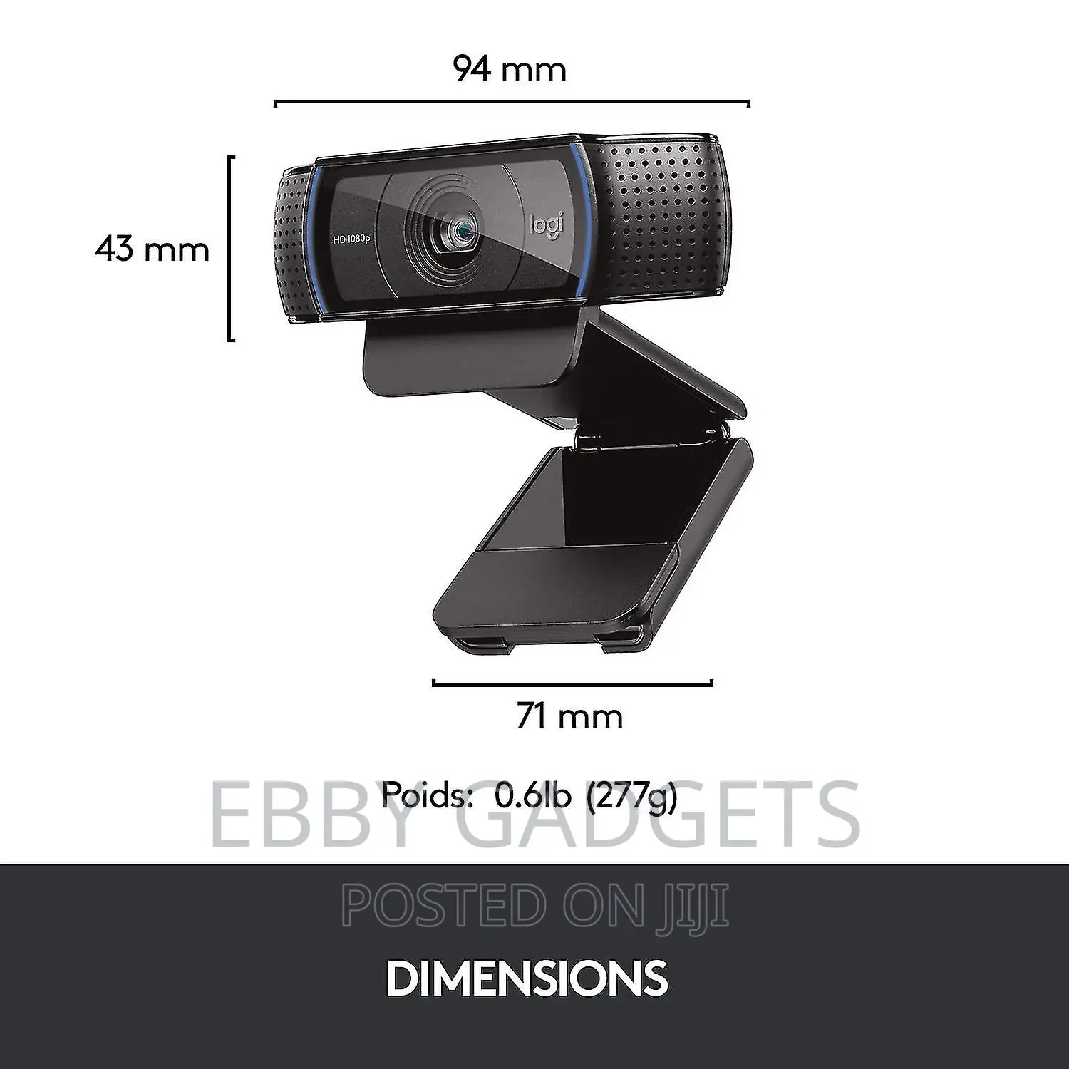 Logitech C920 Webcam PRO Full HD 1080p Autofocus With ANC