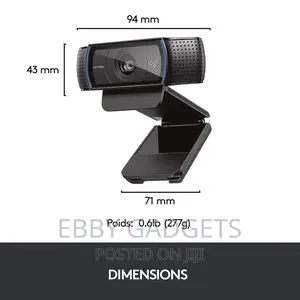 Logitech C920 Webcam PRO Full HD 1080p Autofocus With ANC
