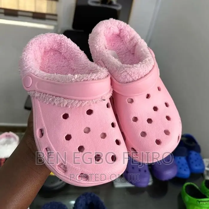 Kiddies Fur Crocs