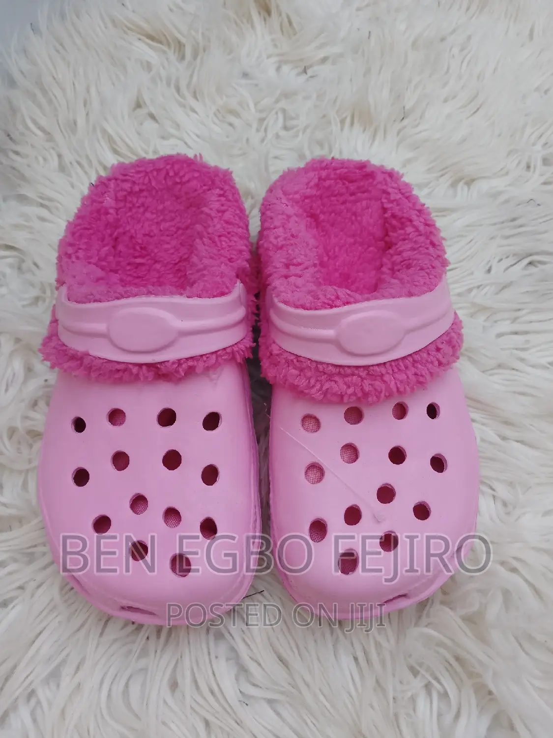 Kiddies Fur Crocs