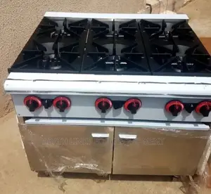 6 Burners Gas Cooker With Oven