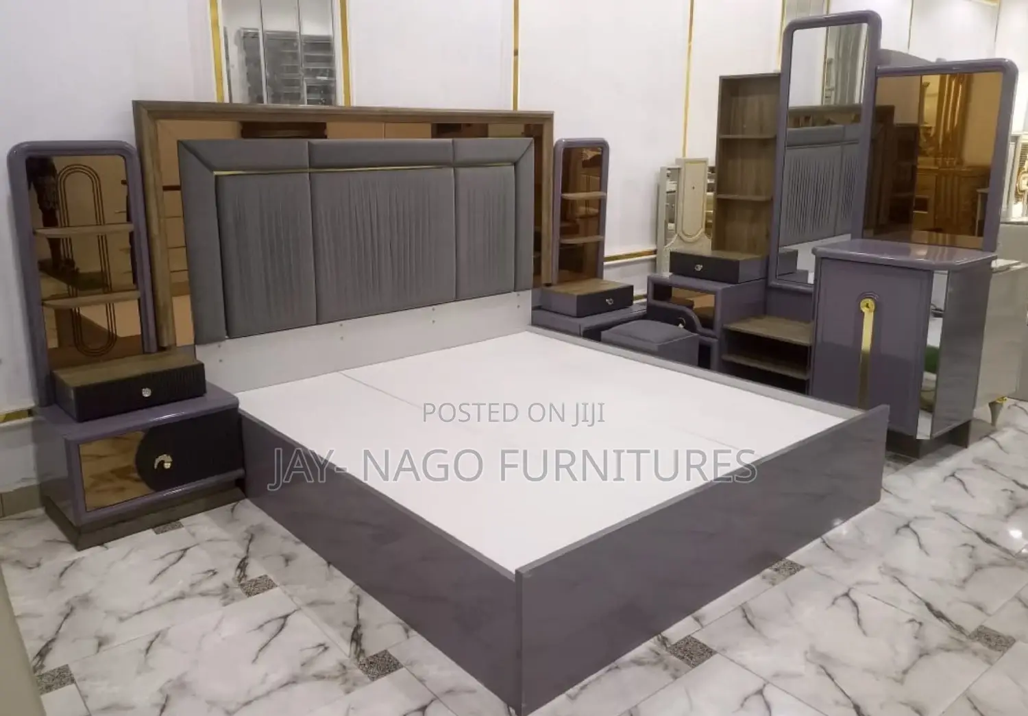 Luxury Standard Classic Quality Bedframe With Side Drawers