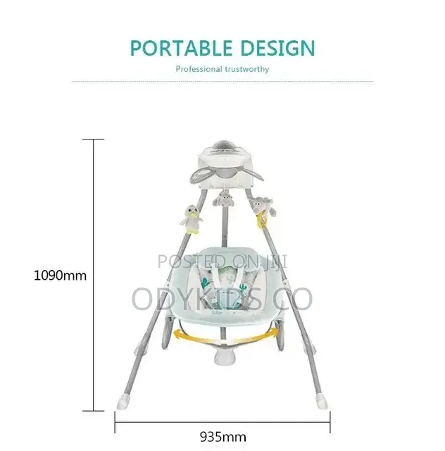Multi-Function Tech Luxury Automatic Electric Baby Rocker