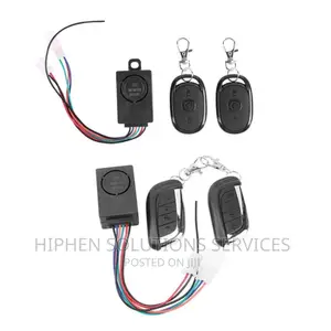 Security Alarm System With Folding Remote Key