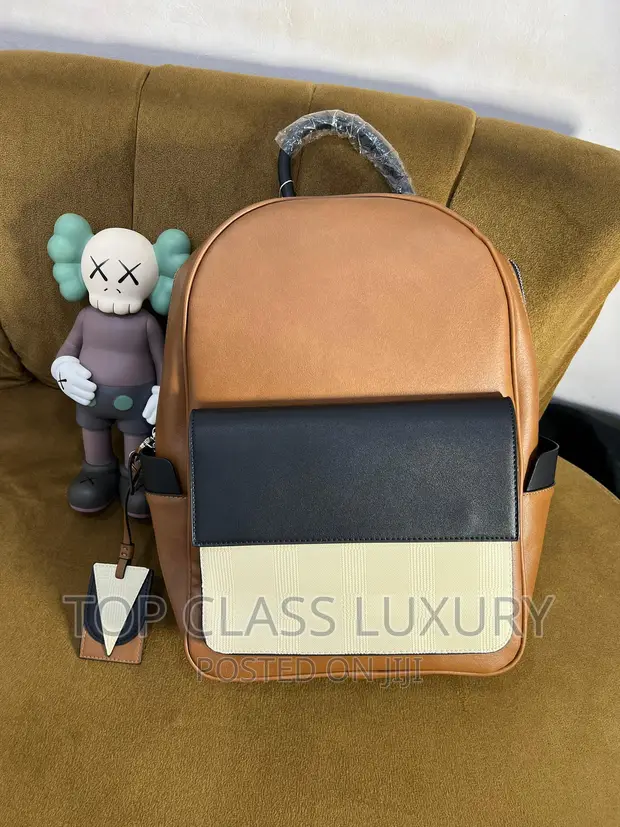 Original Zara Small Backpack ZARA Casual Backpack Wanita Brown