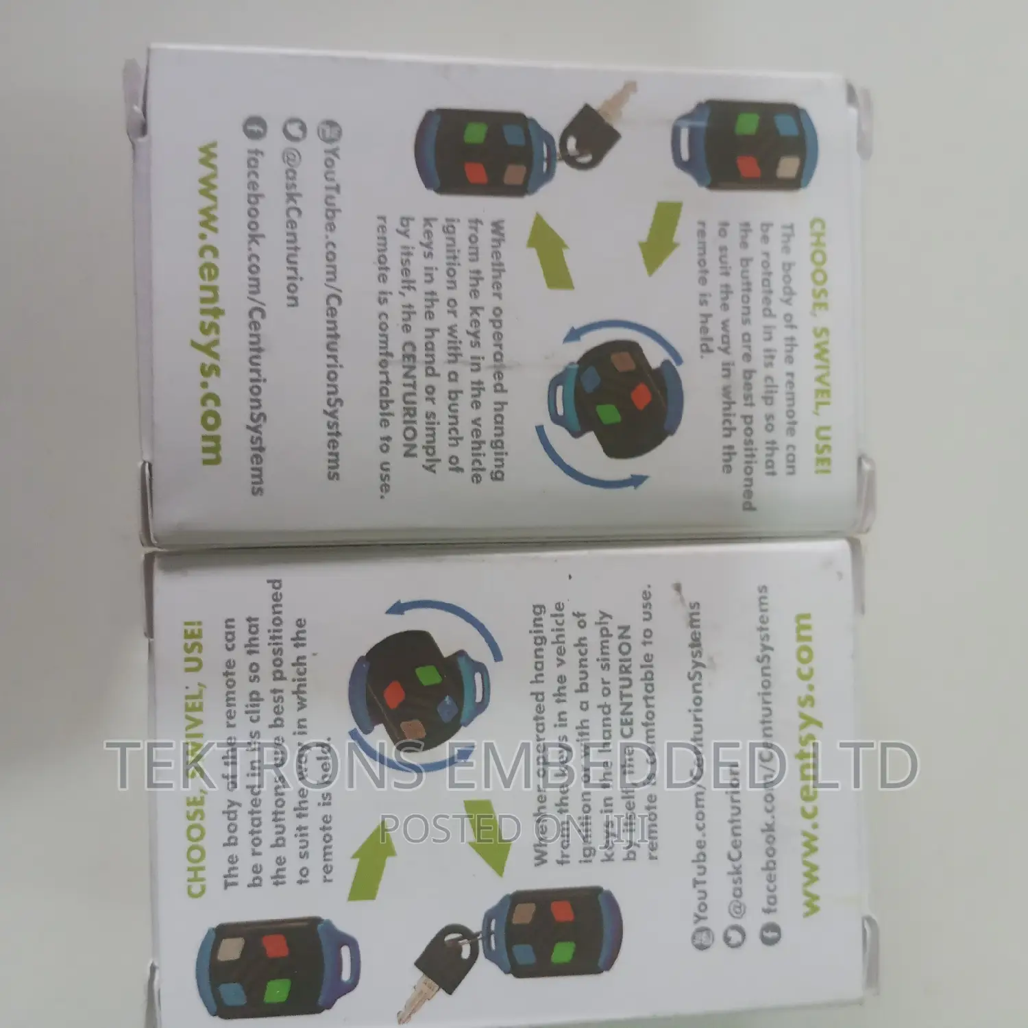Centurion Nova Remote (4 Button)