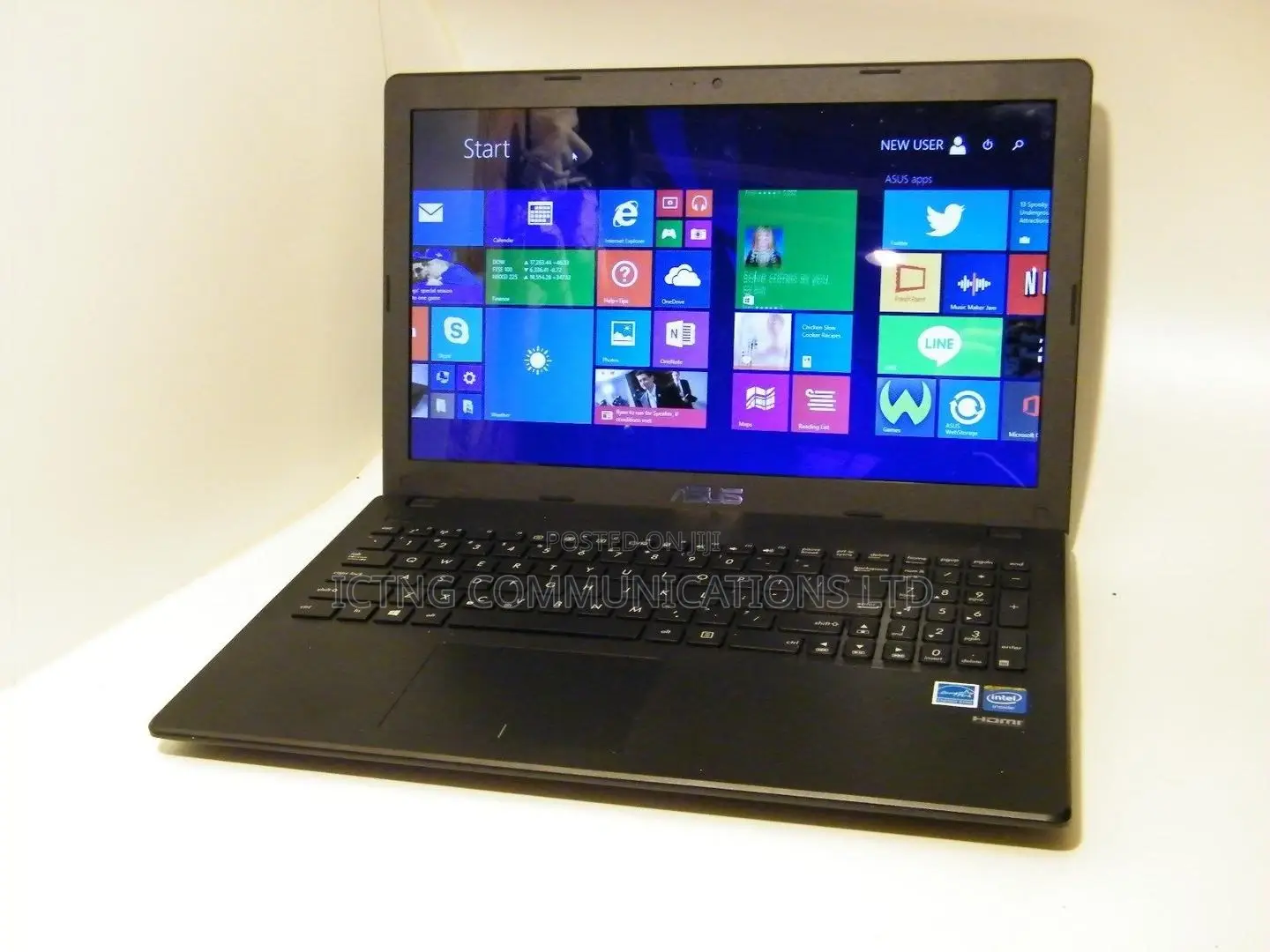 Laptop Asus 4GB Intel HDD+SSD 320GB