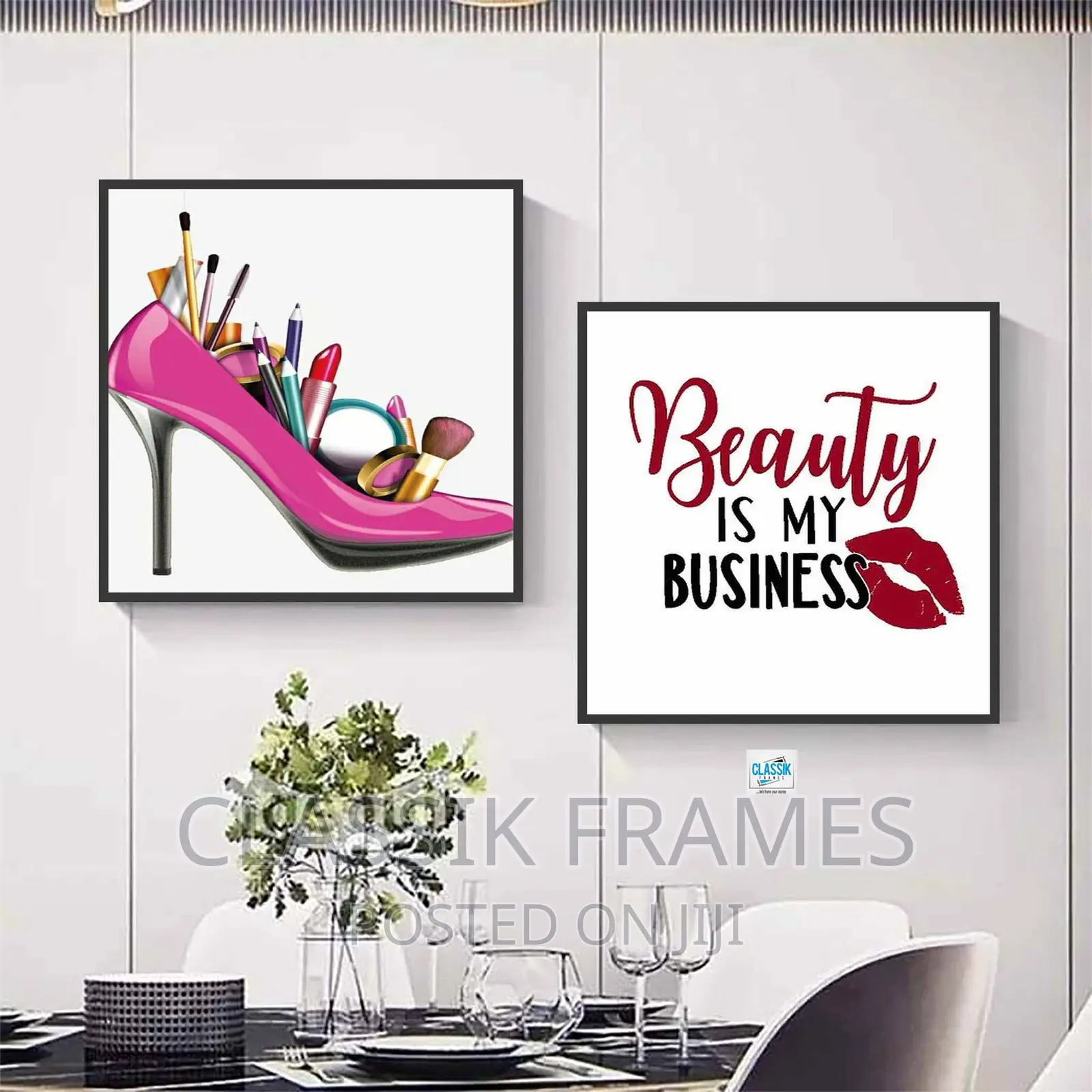 HD Framed Acrylic Beauty Frame P/Painting Wall Arts