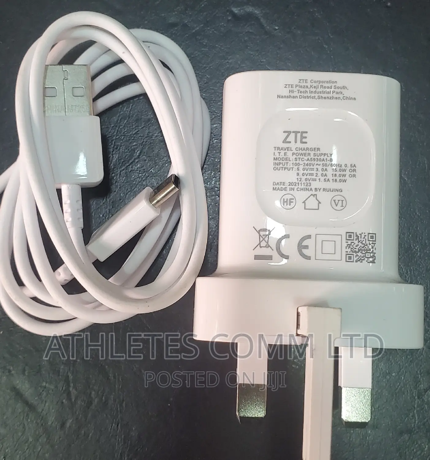 ZTE Type C 18w Fast Charger