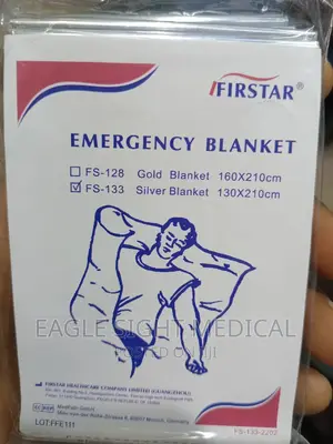 Emergency Blanket Silver Size 130×210cm