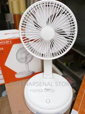 Kamisafe Foldable Rechargeable Table Fan
