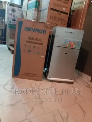 Skyrun Fast Cooling Double Door |Fridge 70L