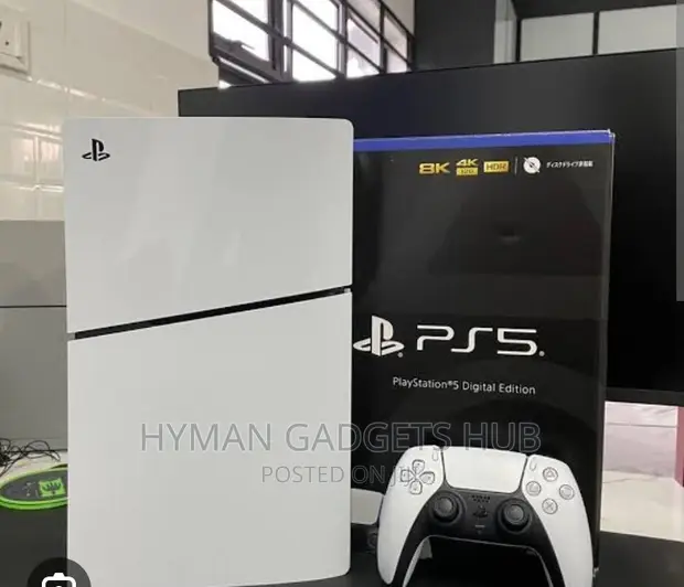 Brand New Ps5 Standard Slim Digital Edition in Ikeja Video Game