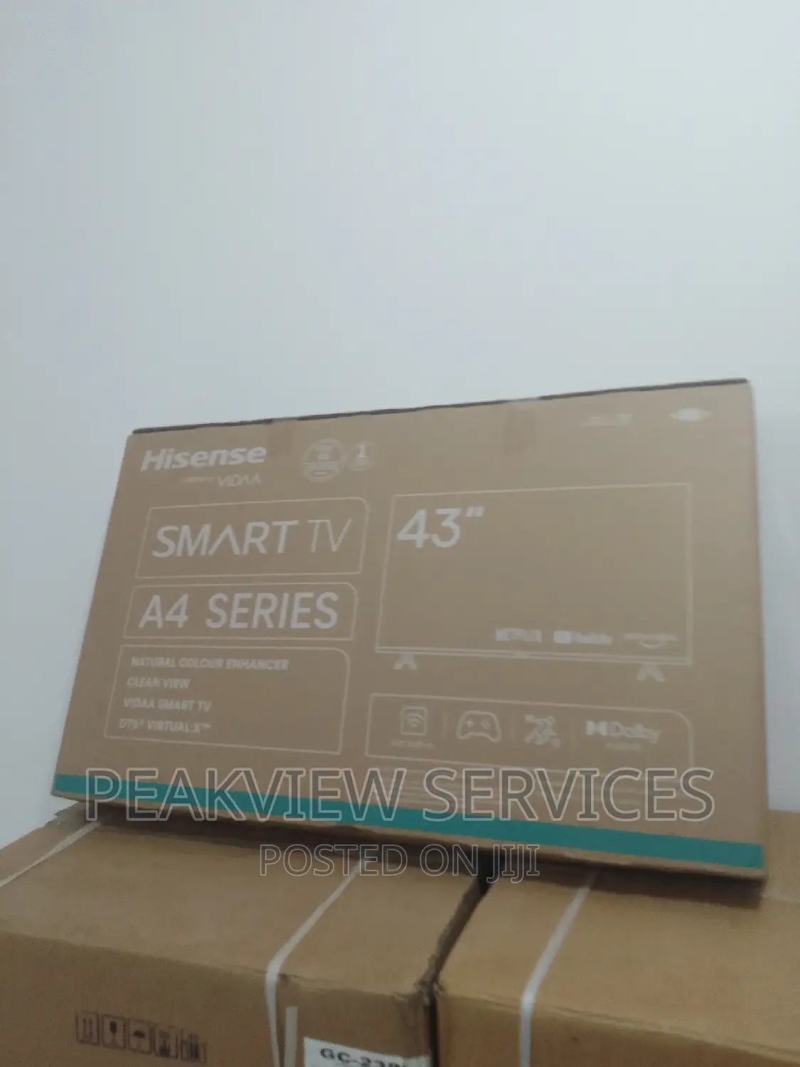 Quality Vidaa Hisense 43 Smart Tv+Remote Control