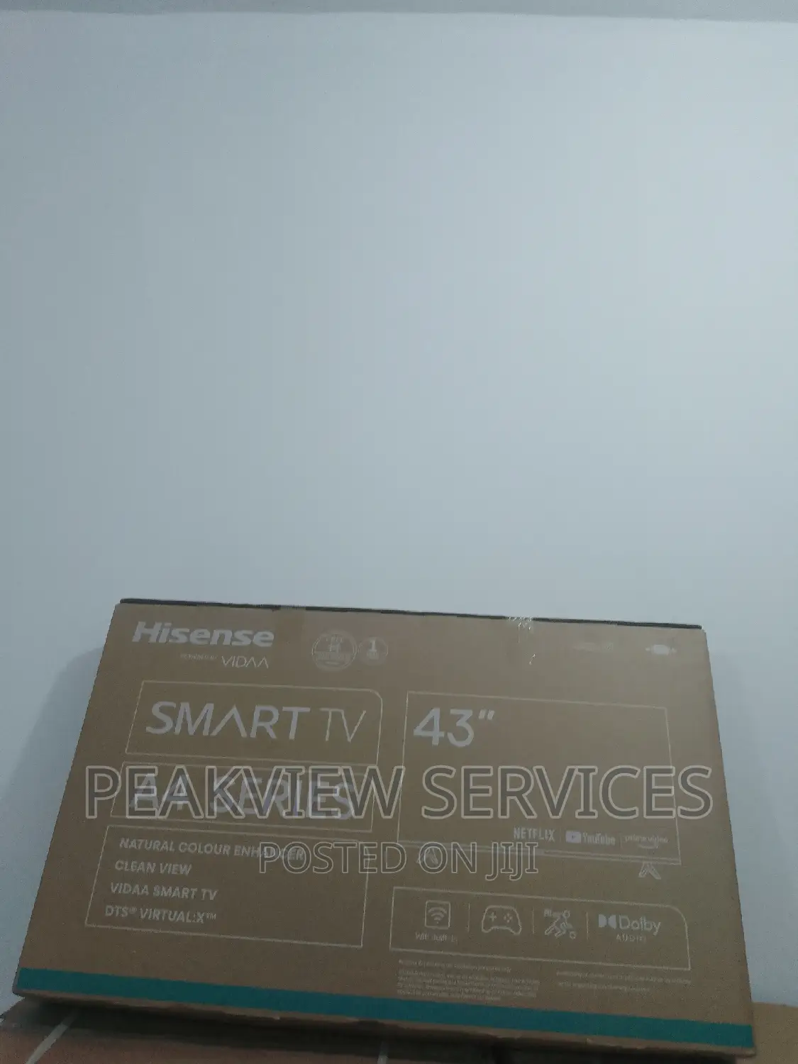 Quality Vidaa Hisense 43 Smart Tv+Remote Control