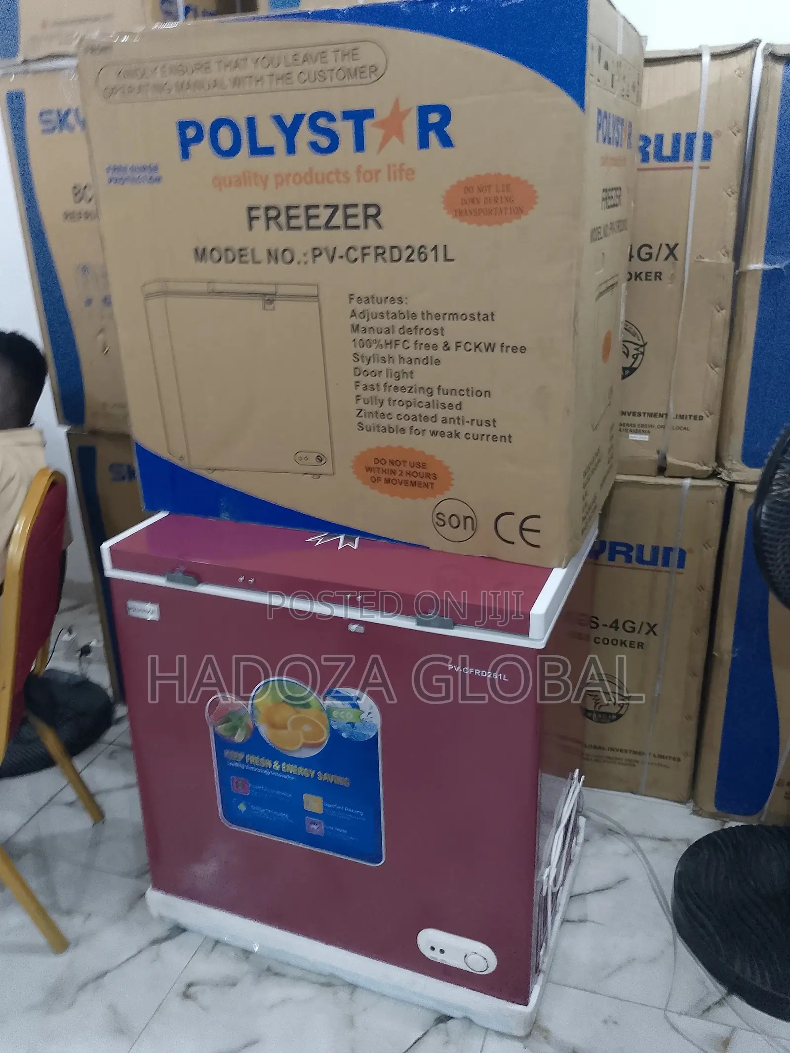Durable Polystar 261 Litres Chest Freezer