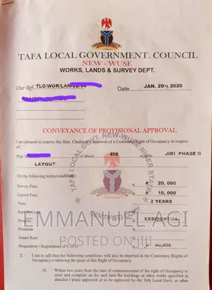 Plots of Land for Sale With C of O